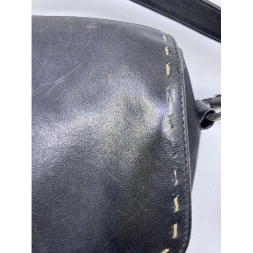 prada vintage black leather cross body bag - Picture 7 of 12